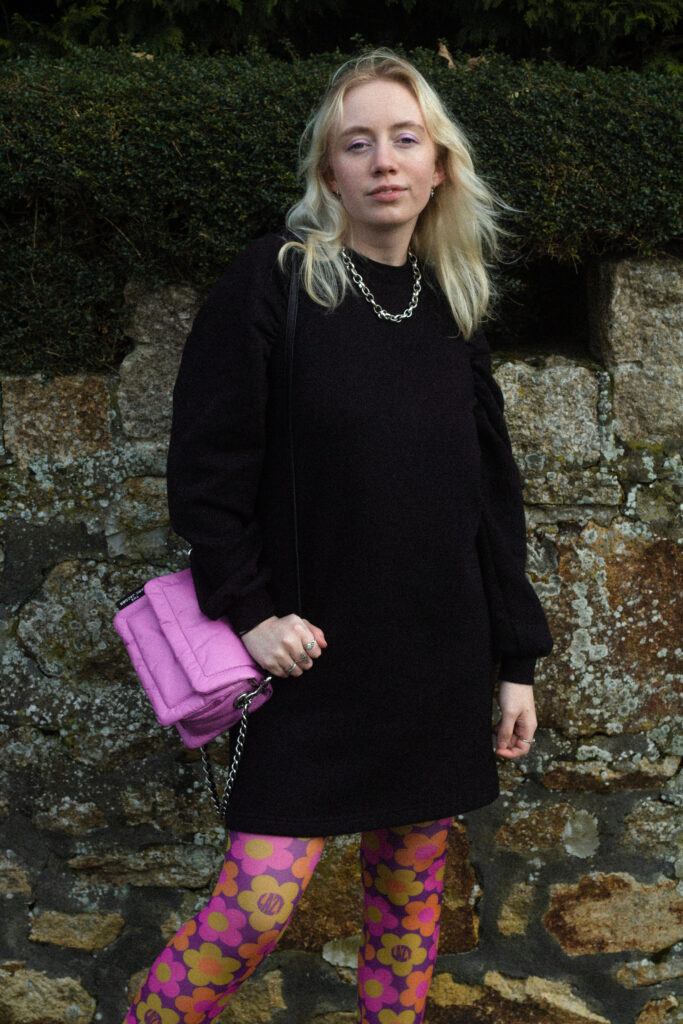 marc jacobs pillow bag, lazy oaf, printed tights, statement accessories,