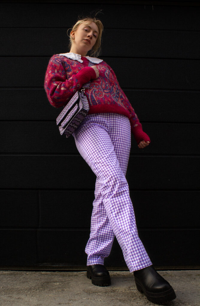 gingham trousers, spring fashion