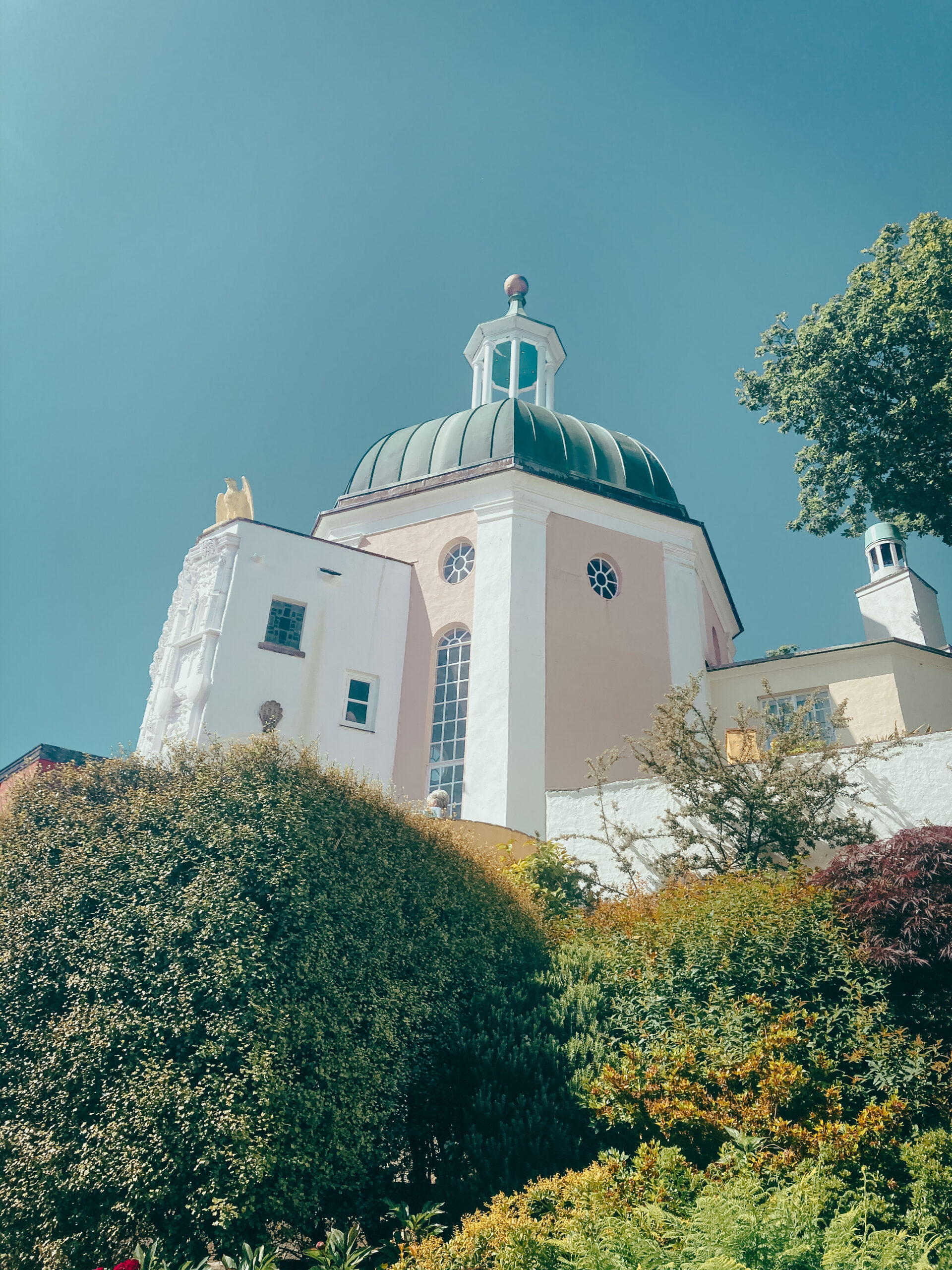 Portmeirion village, dome, north wales